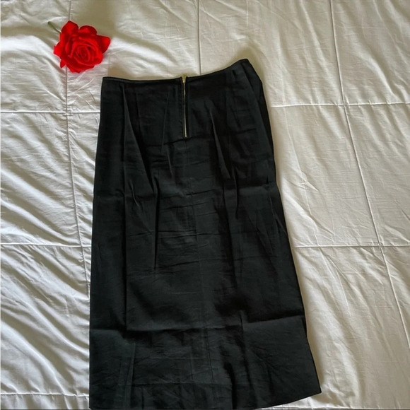 Isabel Marant ruffle linen blend midi skirt - Picture 3 of 8